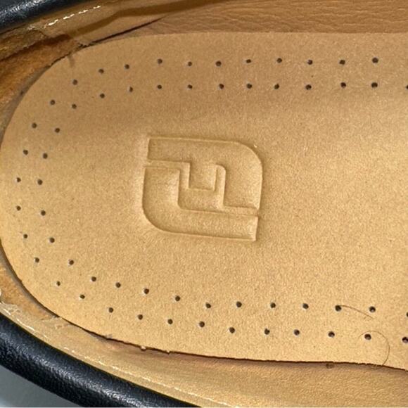 FootJoy FJ Men’s Size 9.5 Waxy Black Leather Club Casuals Loafers Golf Shoes main image 4